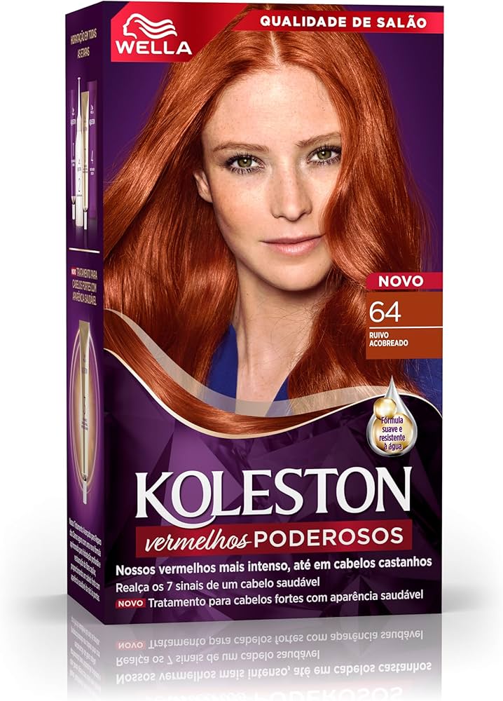 Cabelo acobreado curto