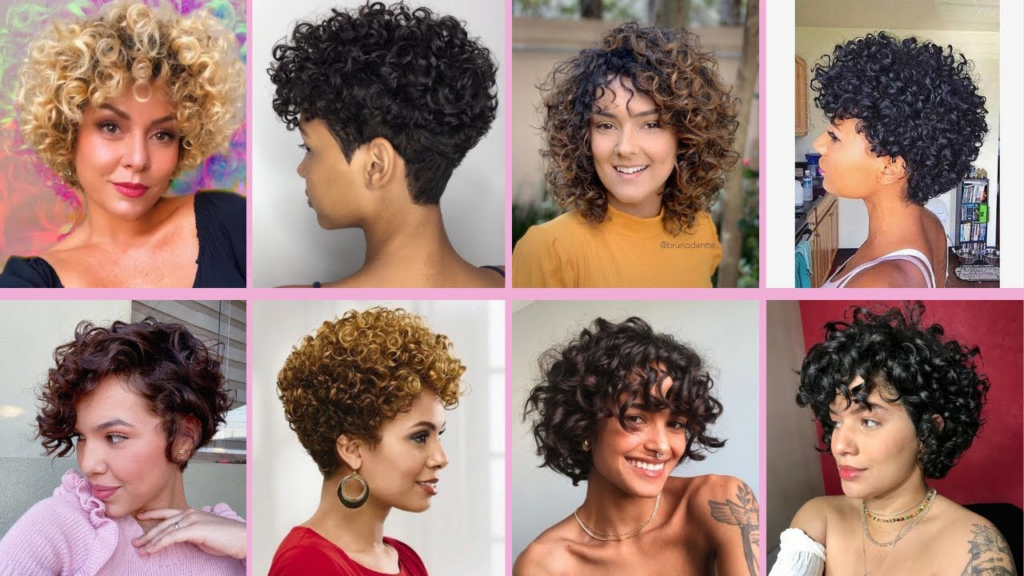 cabelo cacheado curto com luzes ou sem luzes qual escolher