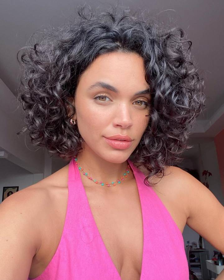 chanel ondulado com franja