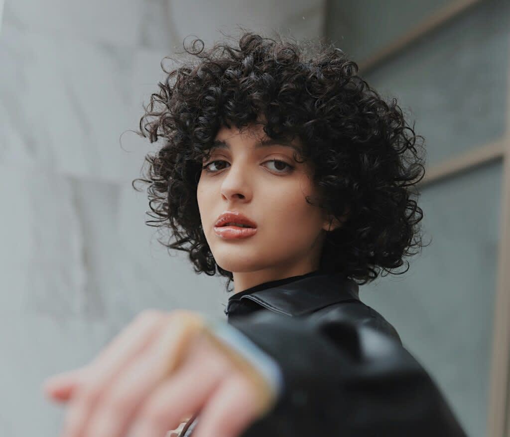 hidratação cabelo cacheado curto