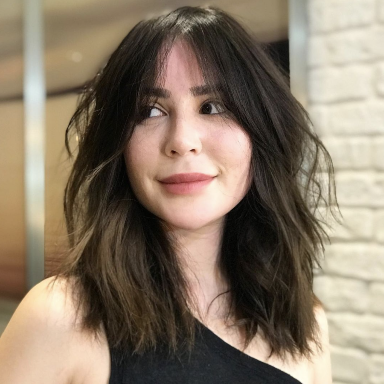 cabelo curto franja longa fotos inspiracao