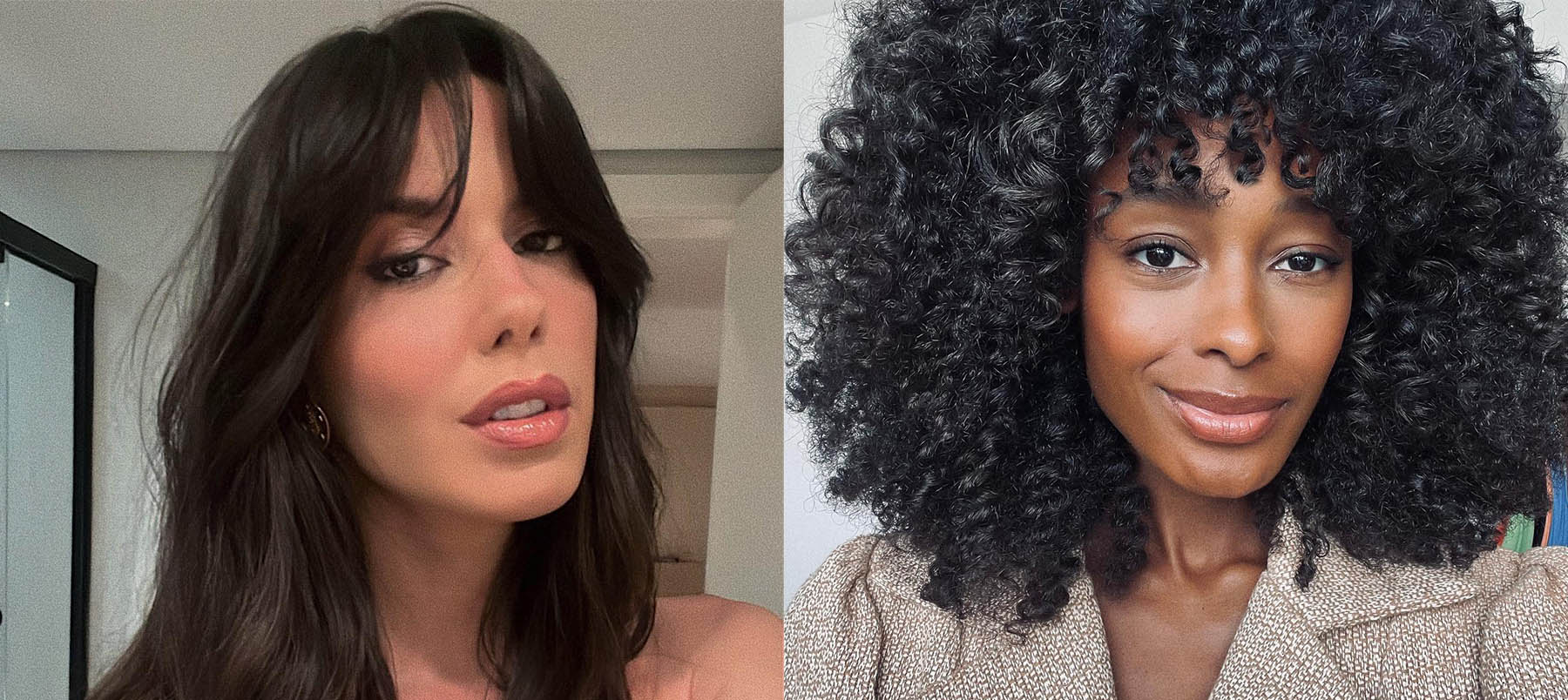 cabelo curto com franjao vs sem franja qual escolher