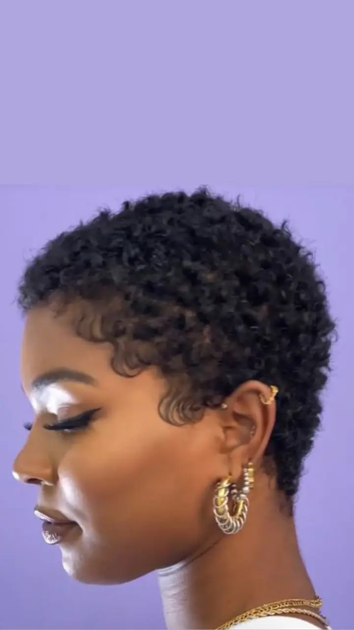 Cabelo Curto Crespo Corte