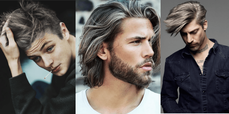 Matização de cabelo masculino