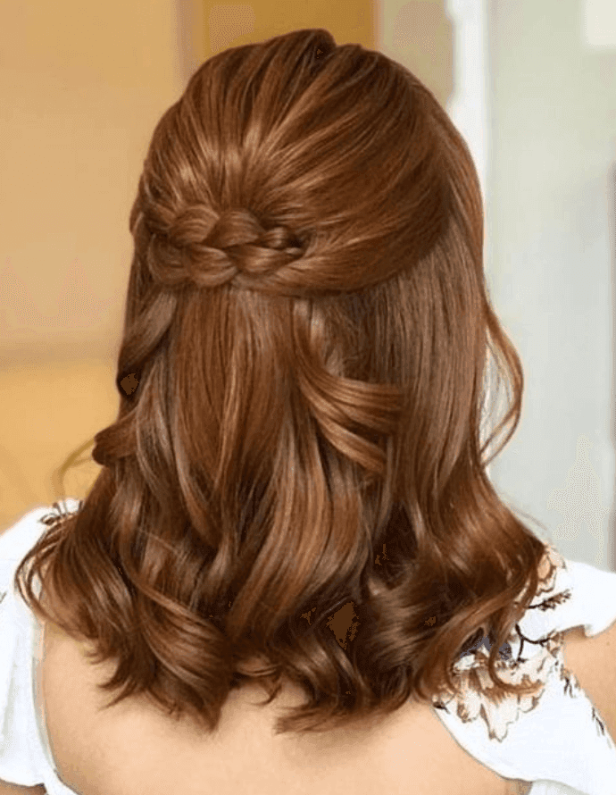 penteados formatura cabelo médio