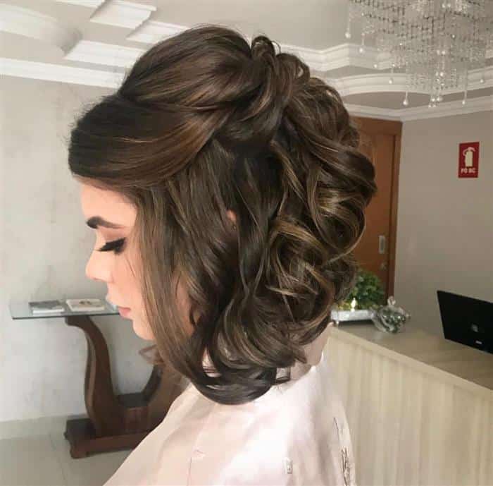 penteados formatura cabelo curto