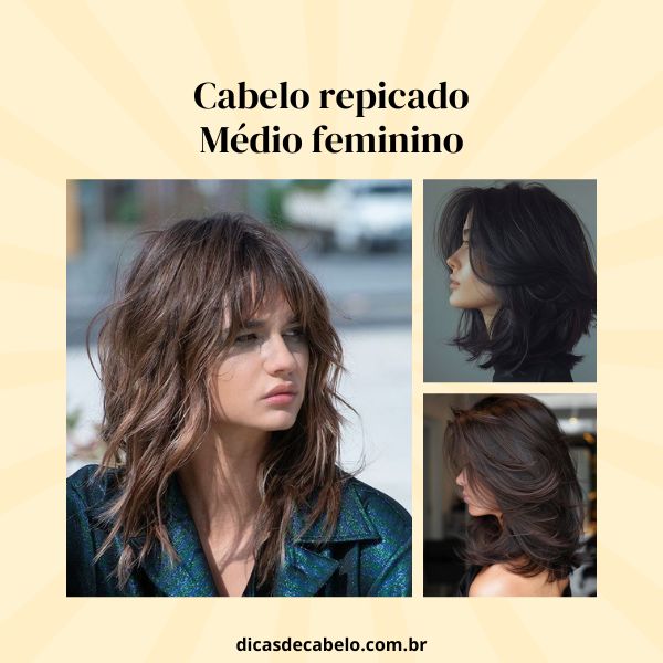cabelo liso repicado
