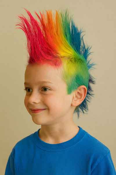 como fazer cabelo maluco de Sonic para menino