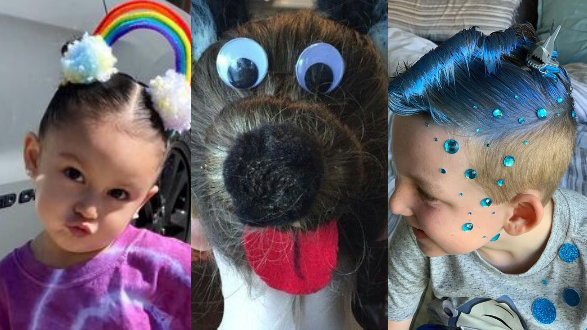 spray colorido infantil vs gel fixador qual o melhor