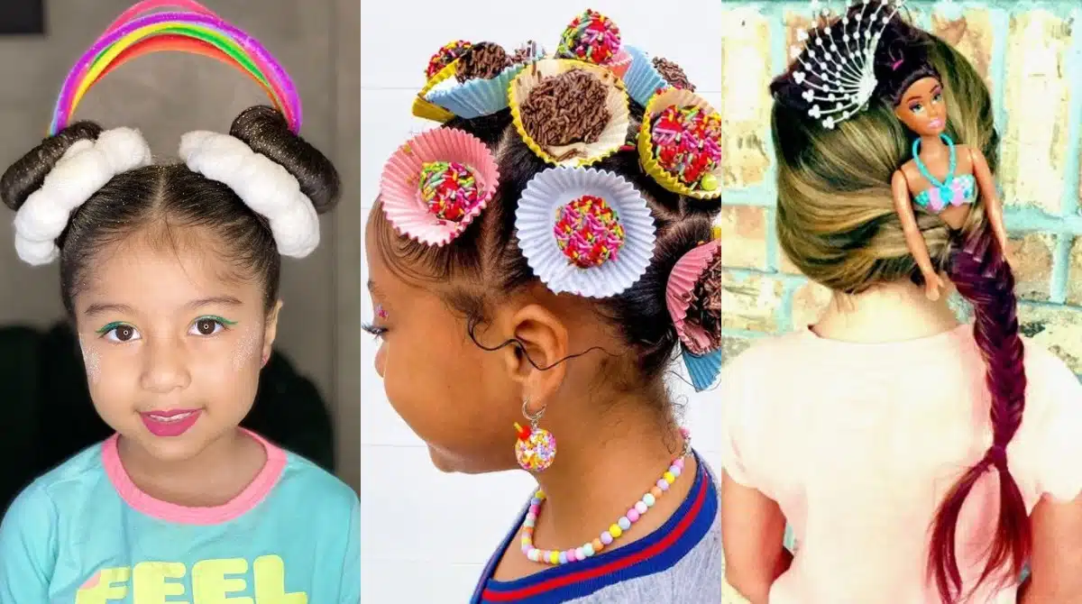 como fazer cabelo maluco de aranha passo a passo