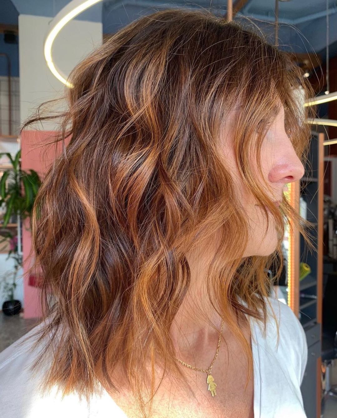 corte long bob cabelo medio feminino rosto oval