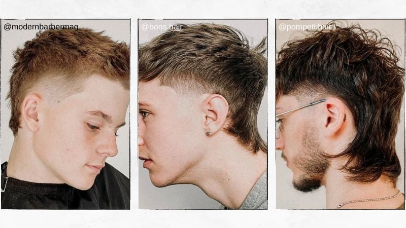 mullet com fade