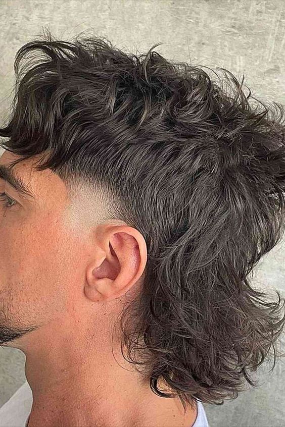 shaggy mullet