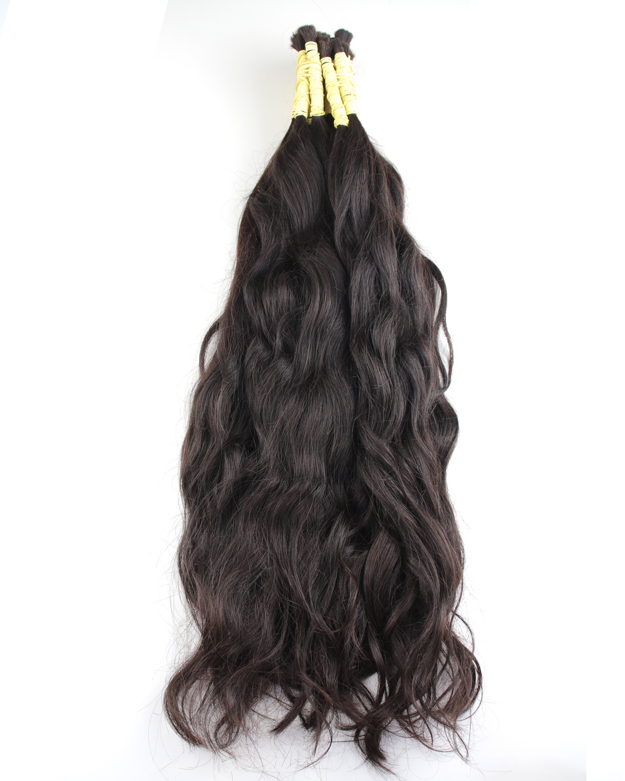 aplique de cabelo natural