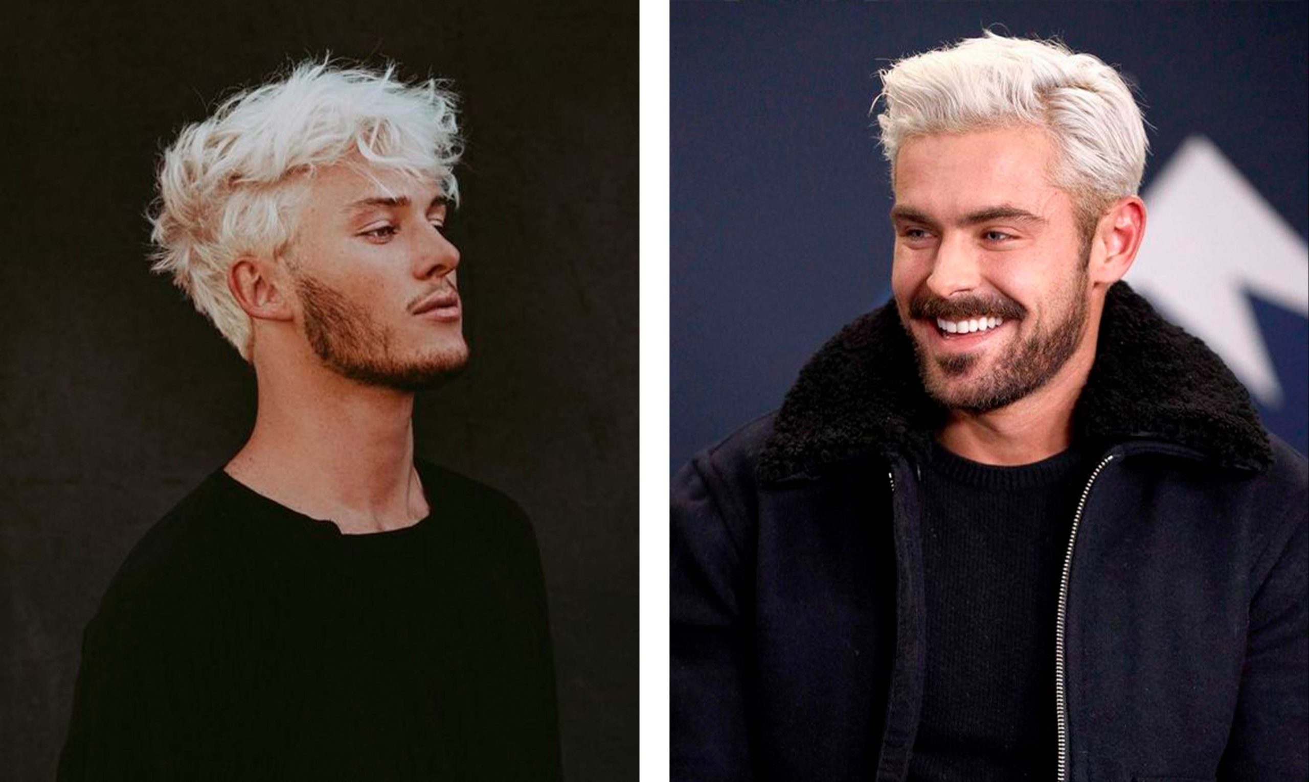 como manter cabelo platinado masculino curto sem danificar