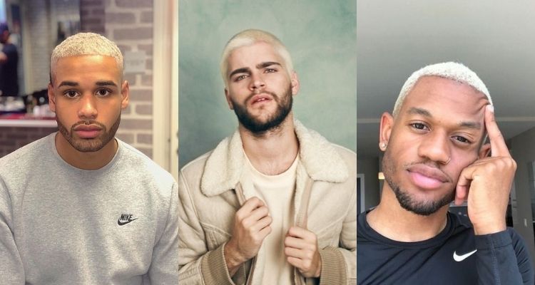 melhores cortes cabelo platinado masculino curto inspiração