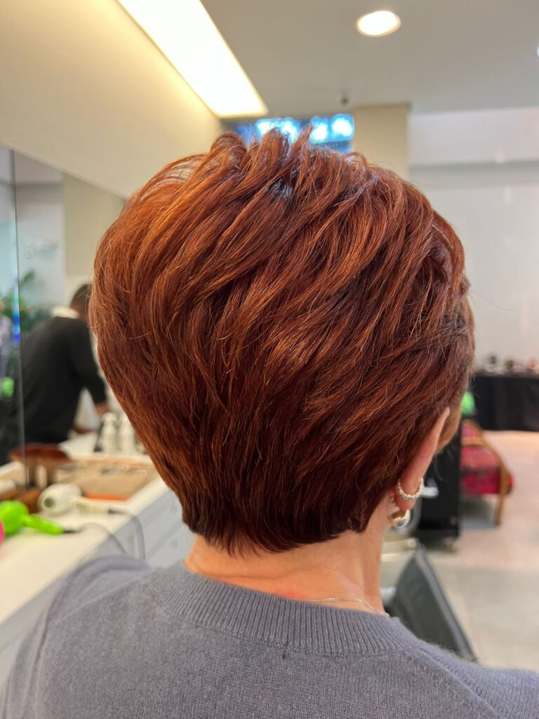 cabelo repicado liso