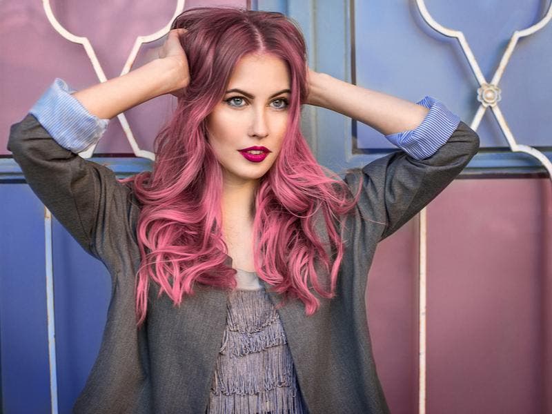 cores de cabelo vibrantes