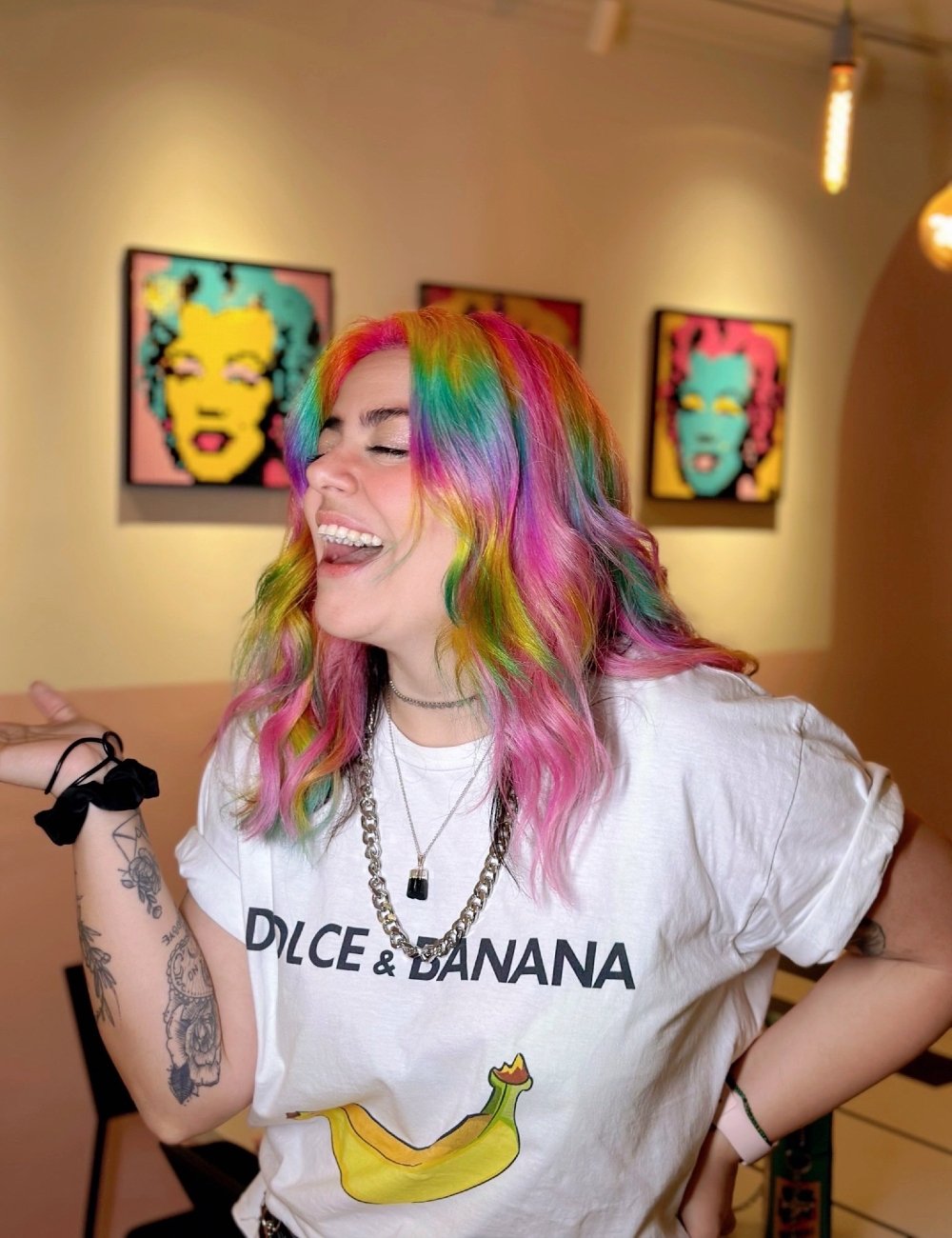 tons pastel cabelo