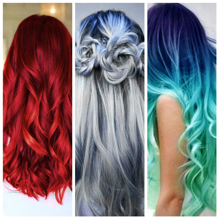 cabelo azul pastel
