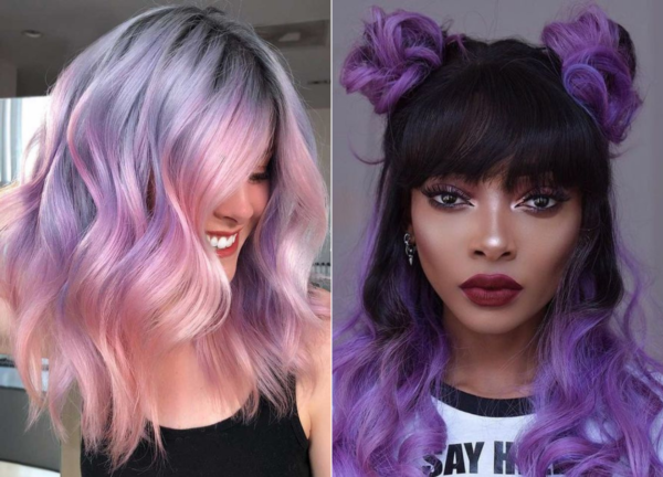 Cabelos Coloridos Roxo
