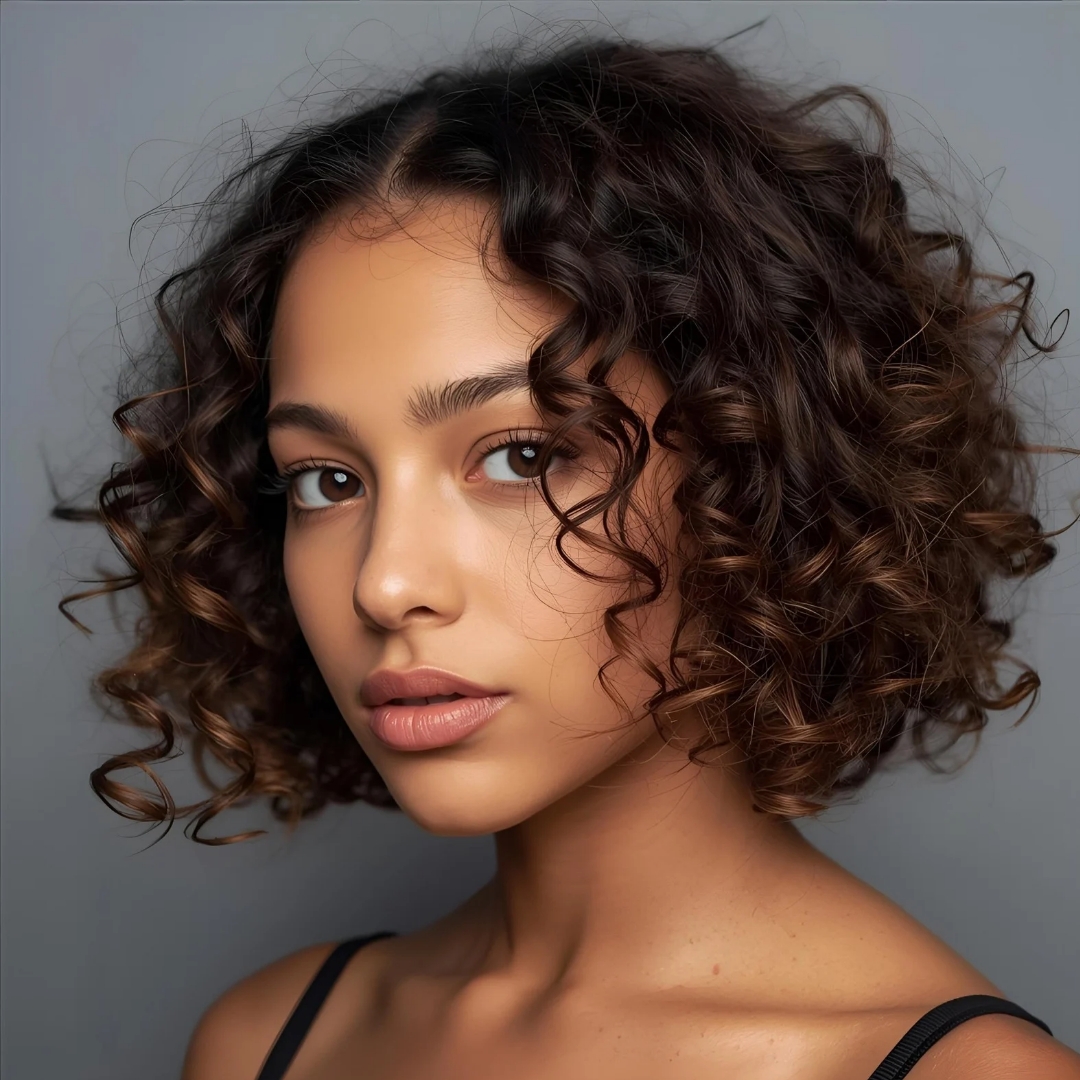 Cabelos Enrolados Com Bobes