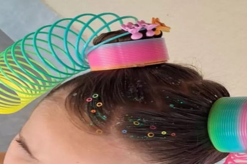 como fazer cabelo maluco com spray colorido