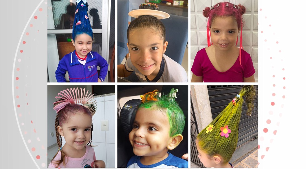 ideias de cabelo maluco para meninas