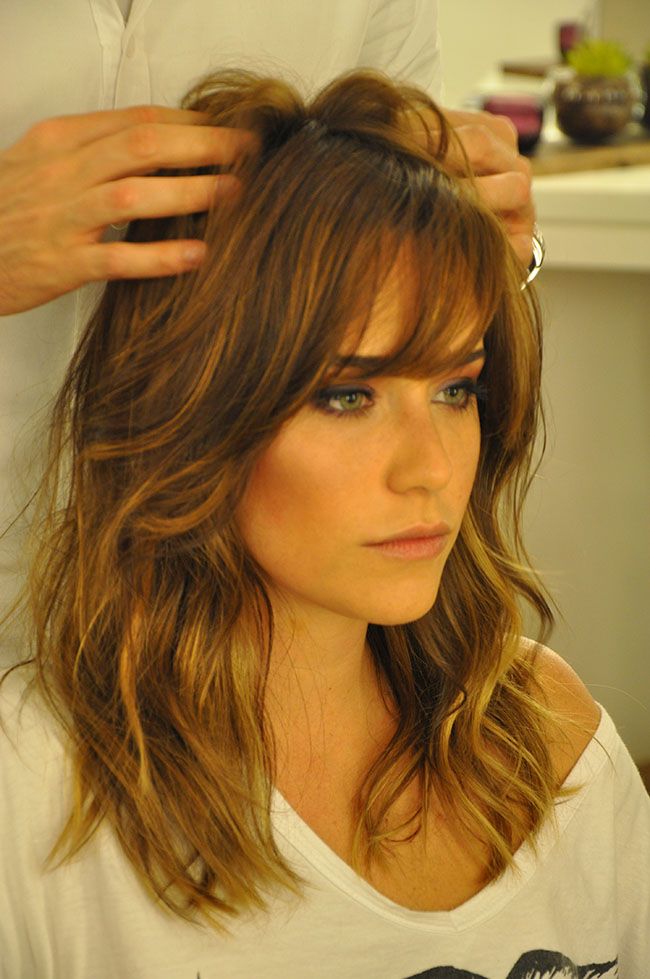 corte de cabelo médio feminino