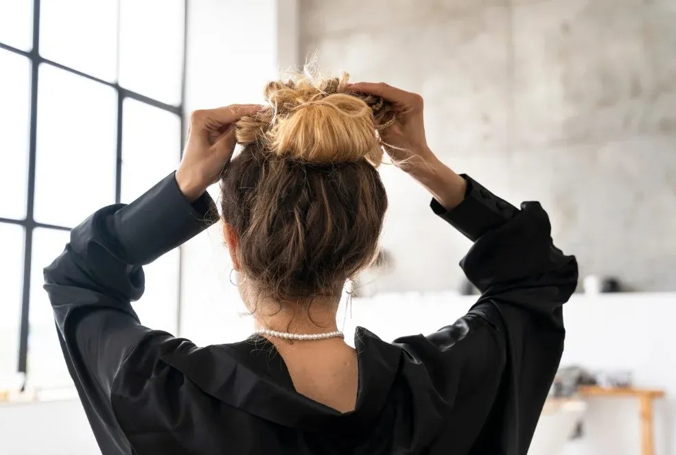 Cabelos Presos Coque