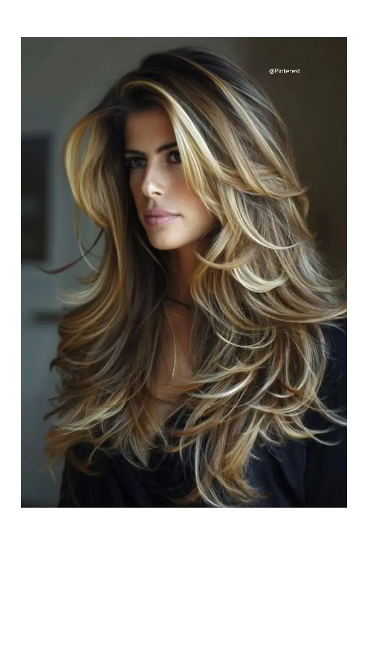 cabelo repicado longo