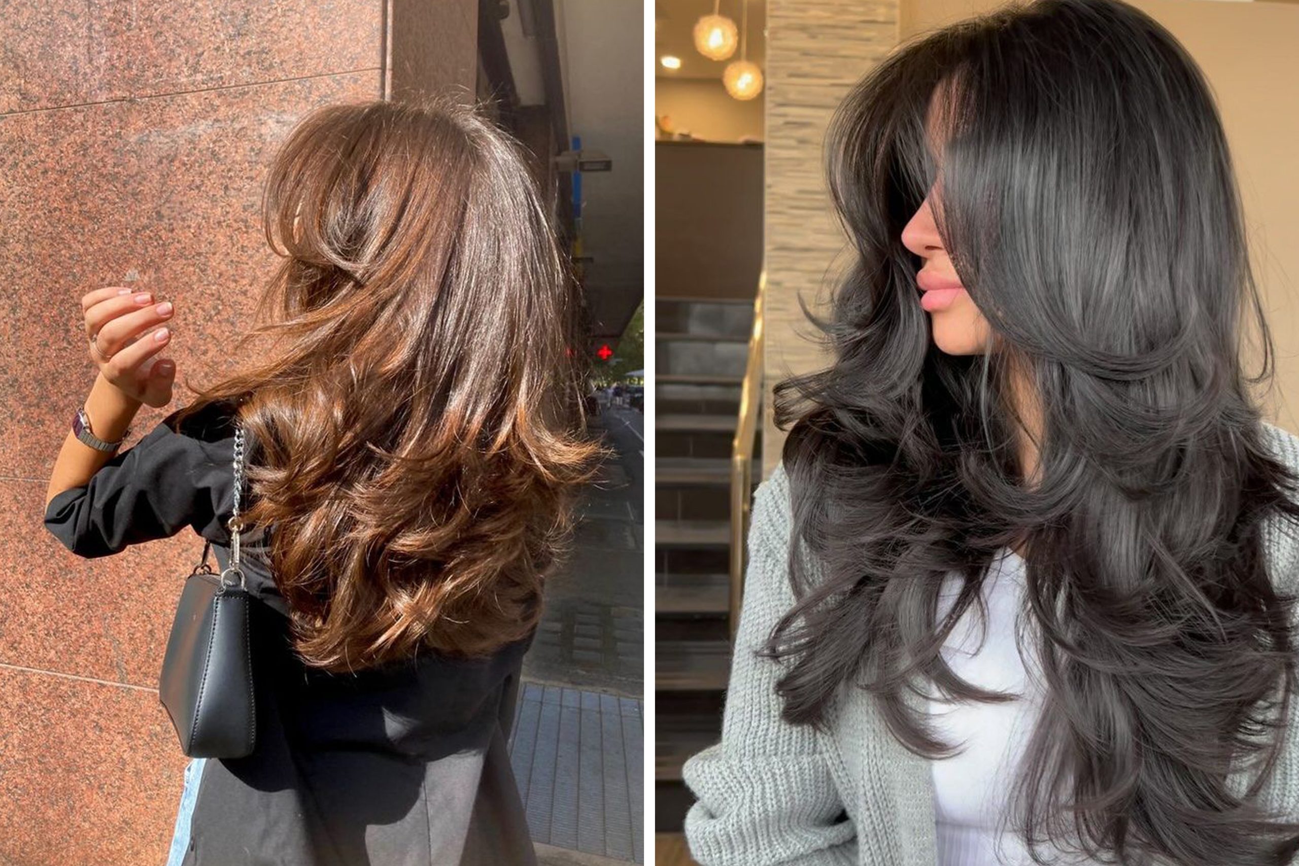 cabelo repicado em pele madura