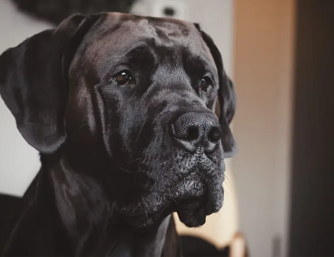 cachorro de raça grande