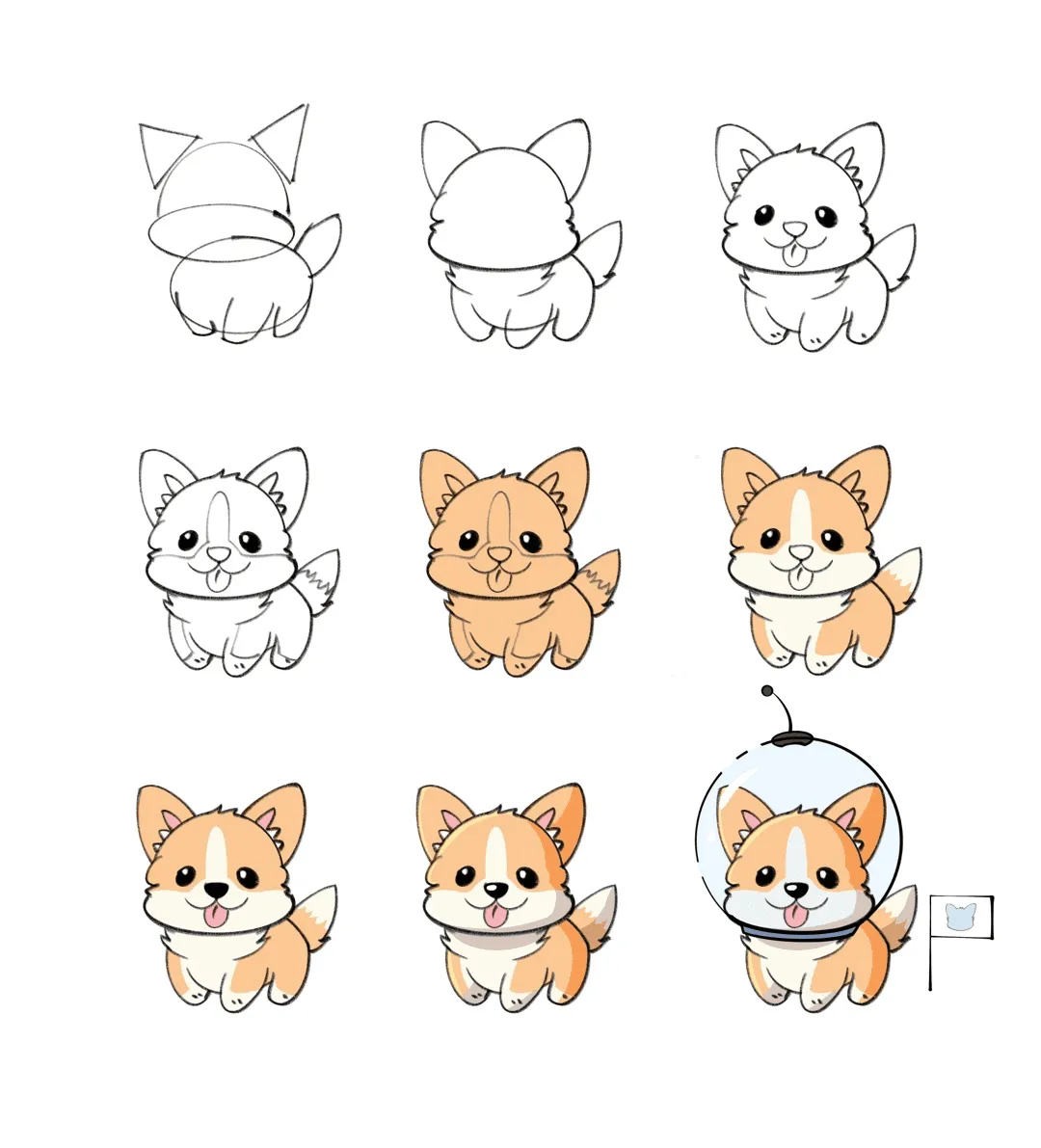 cachorro para desenhar