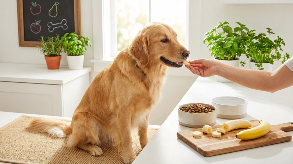 cachorro pode comer banana