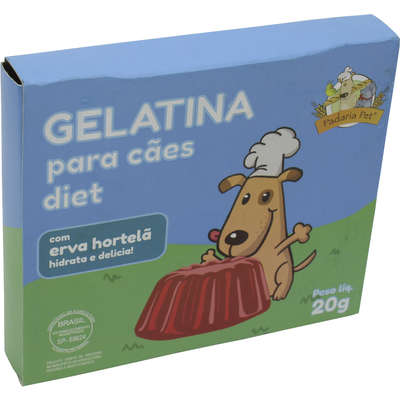cachorro pode comer gelatina