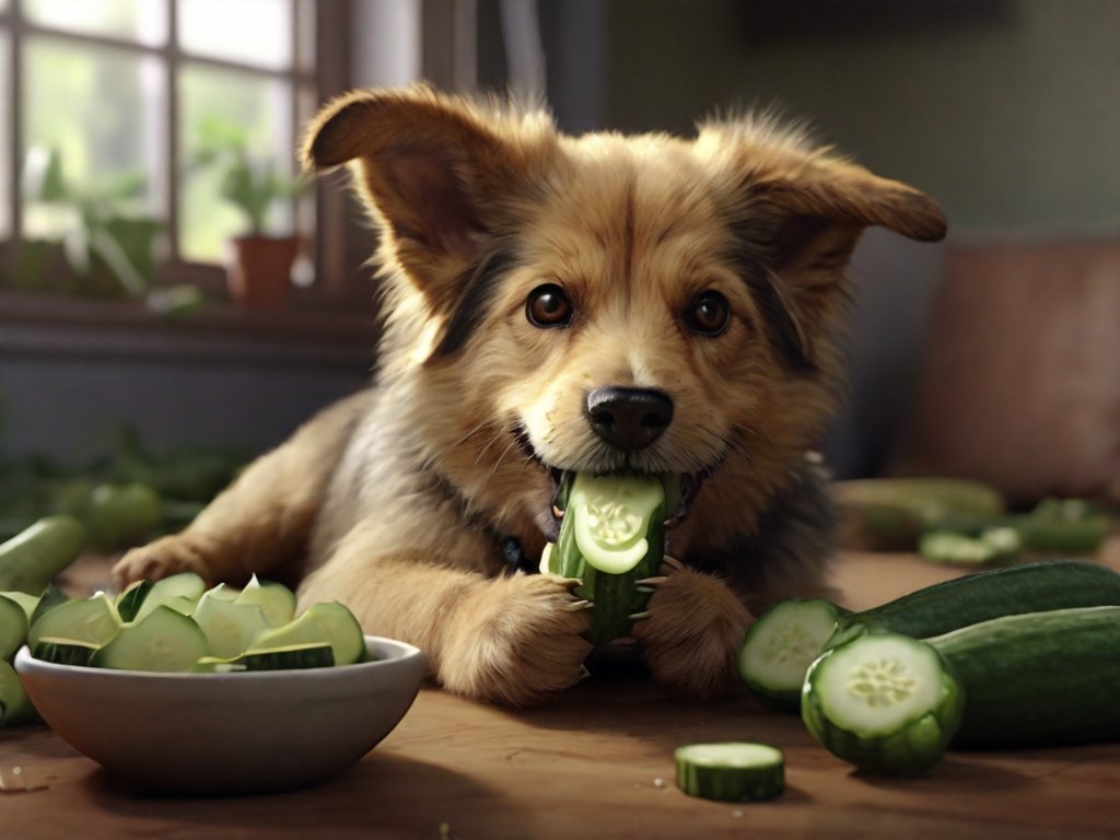 cachorro pode comer pepino cru