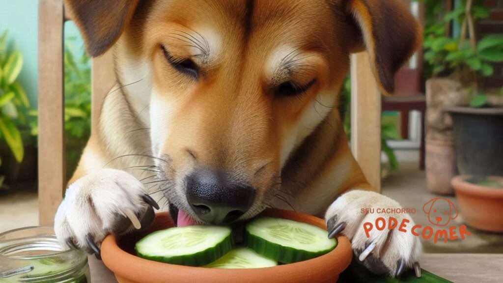 cachorro pode comer pepino cru