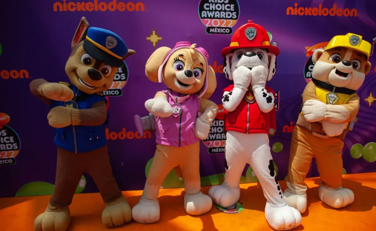 cachorros em desenhos animados