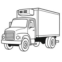 caminhão Volvo para colorir