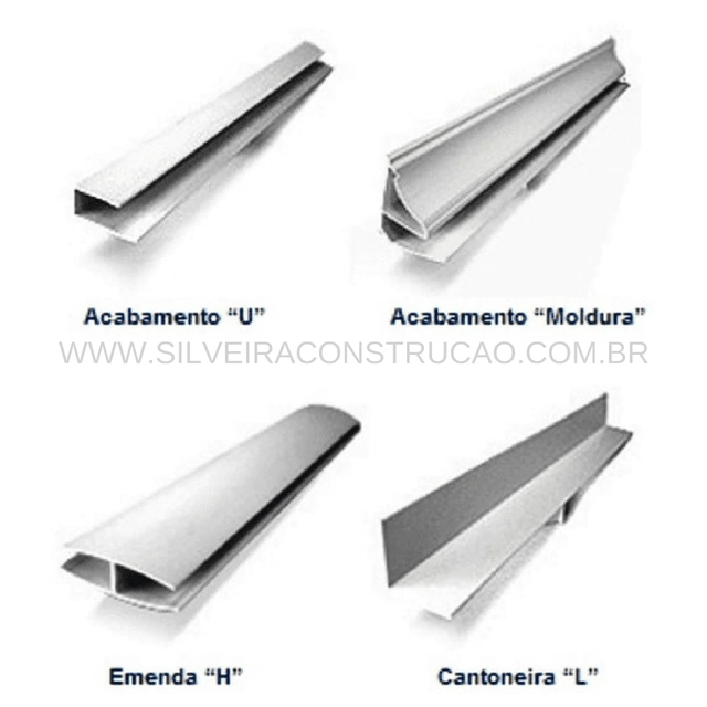 Cantoneira de PVC 20x20 mm