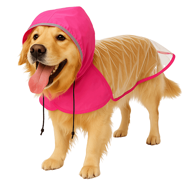 capa de chuva para cachorro