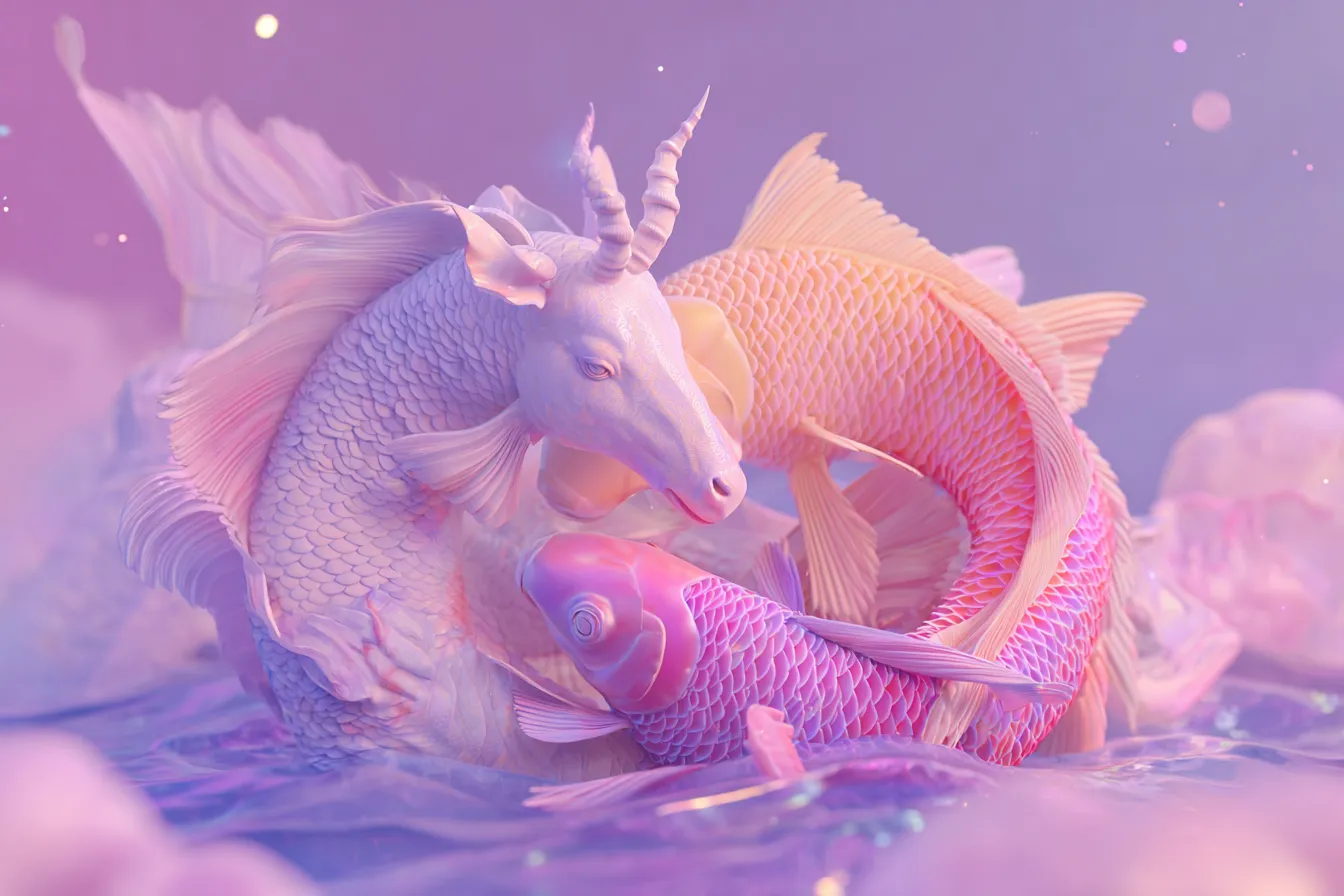 Como Capricórnio e Peixes se Complementam no Amor e na Vida