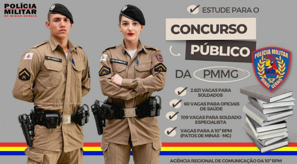 como ser soldado da polícia militar mg