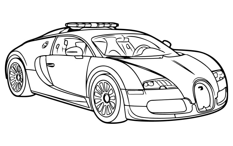 carros esportivos para colorir
