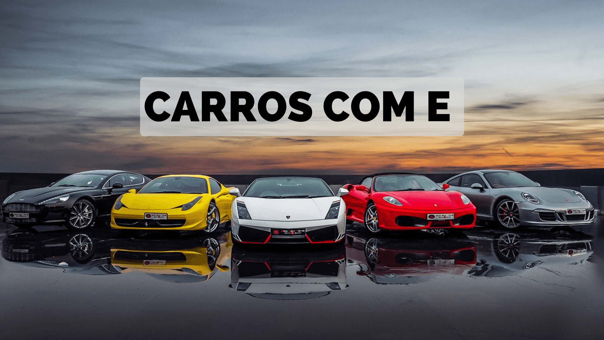 modelos de carros por letra