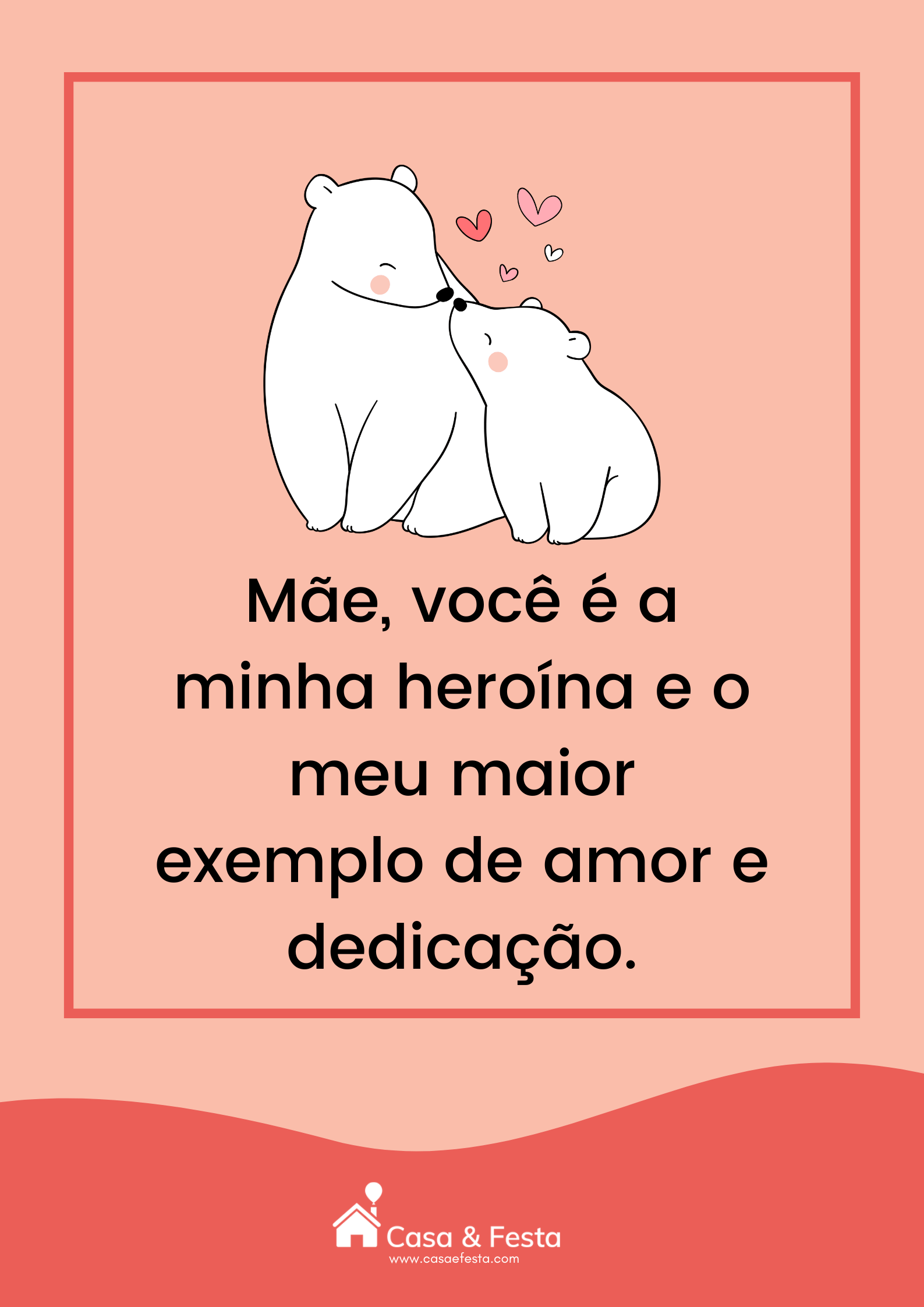 carta para o dia das maes