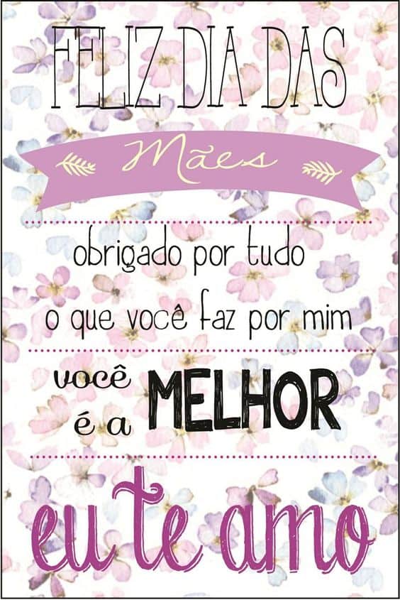 carta para o dia das maes