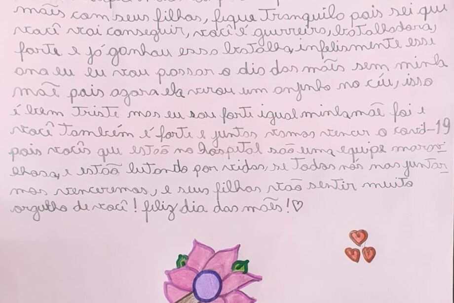 erros comuns ao escrever carta para mãe