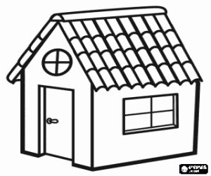 casas para colorir de luxo